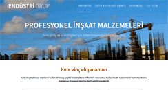 Desktop Screenshot of endustrigrup.com